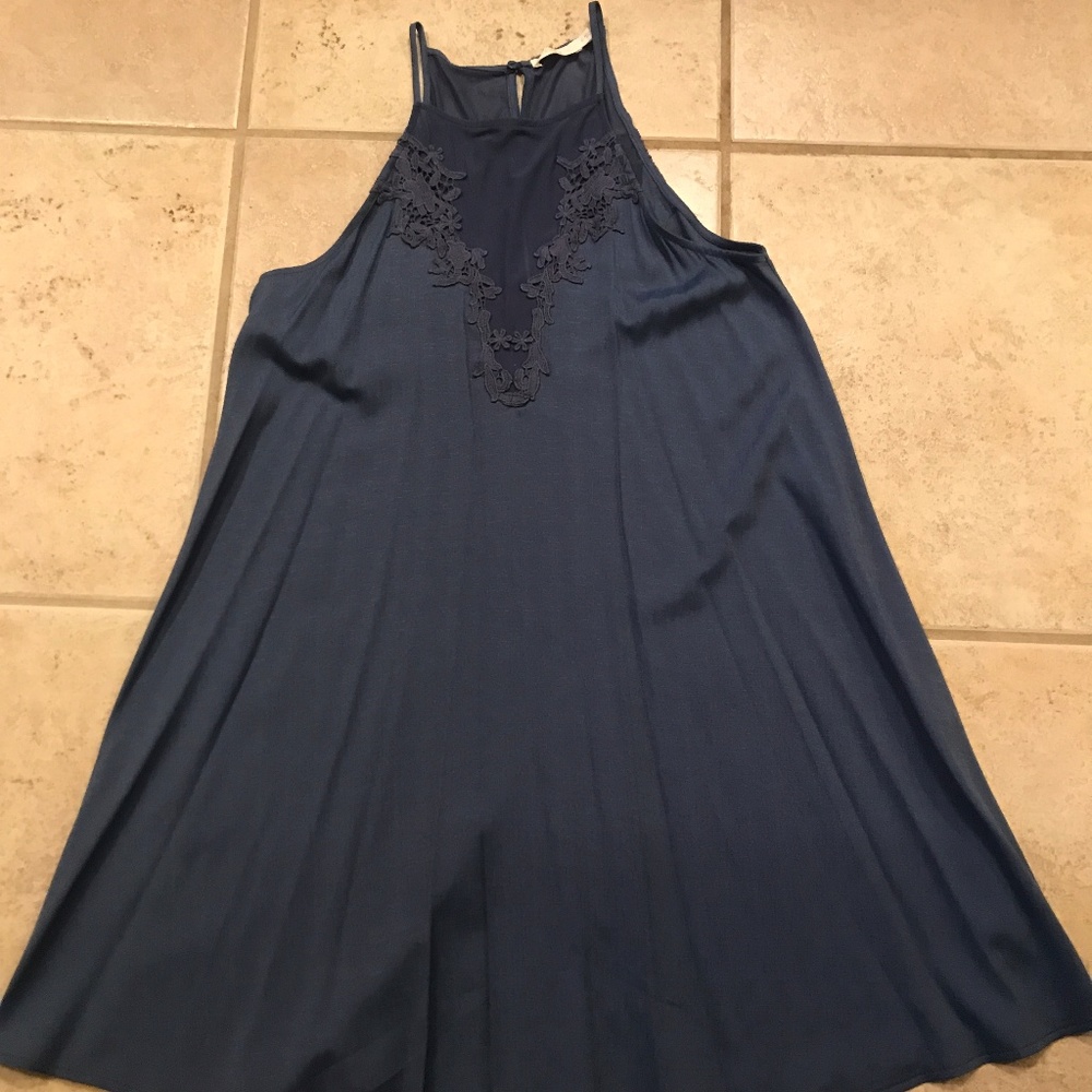 Nordstrom Lush blue shift dress